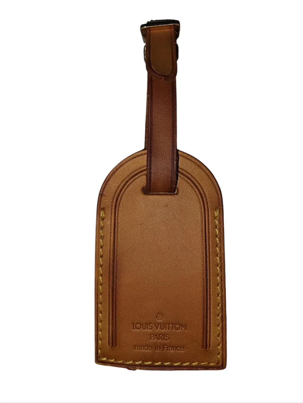 Louis Vuitton Vachetta Leather Luggage Tag